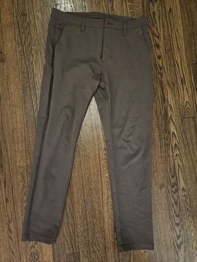 BYLT Basics Slim Chinos in Dark Brown